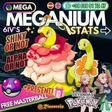 MEGA Meganium Shiny Alpha 6IVs