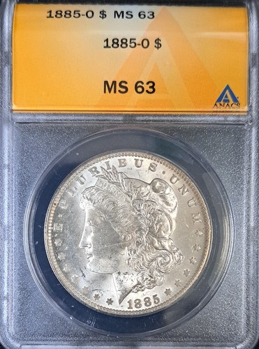 1885 dollaro morgan 63 - morgan, ms-63