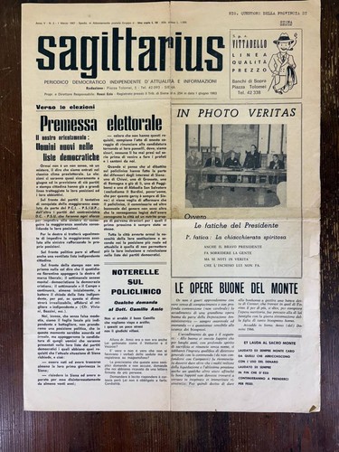 Giornale epoca sagittarius - d’epoca,