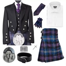 Set kilt uomo 9 pezzi vestito