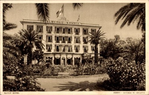 Cartolina nervi genova - nervi,