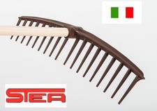 RASTRELLO FIENO PLASTICA DA GIARDINO PER PULIZIA FOGLIE CORTILE CM 68 20 DENTI