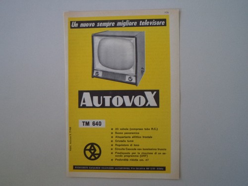 Advertising pubblicità 1958 - advertising,