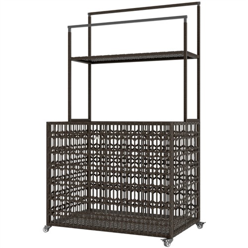 Cestino portaoggetti rattan - portaoggetti,