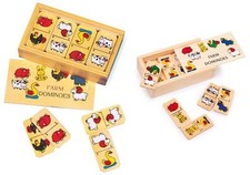 Domino in legno Animali