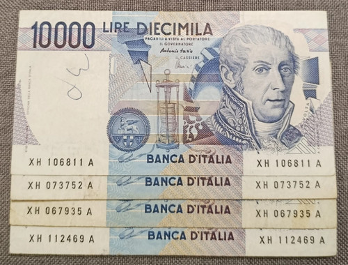 10000 lire volta serie - 10000,