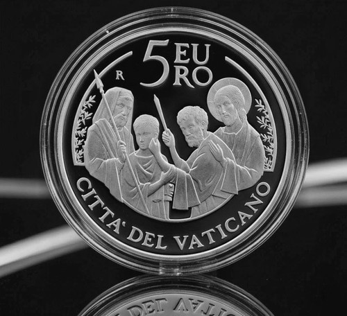Moneda plata euros - moneda, de