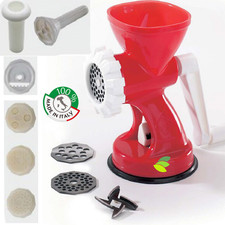 TRITACARNE CON ACCESSORI PER INSACCATI, BISCOTTI, PASTA (PP/PA)