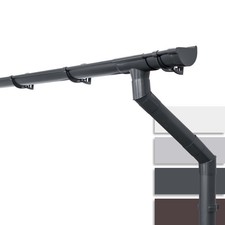 INEFA Set di grondaie per casetta da giardino NW 100 semicircolare