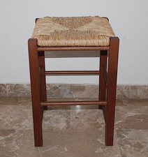 Sgabello legno poggiapiedi - sgabello,