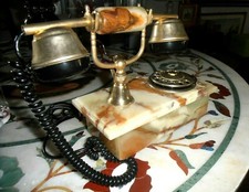 Vintage telefono in onice