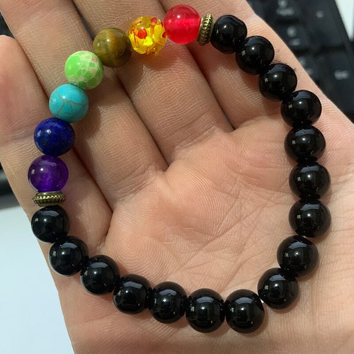 Bracciale yoga chakra - yoga, fatto
