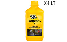 OLIO MOTORE MOTO 4T BARDAHL XT4-S XTS C60 10W60 RACING 100 % SINTETICO 4 LITRI