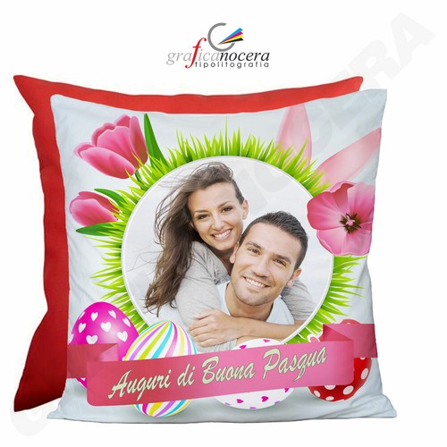Cuscino quadrato pasqua - quadrato, con