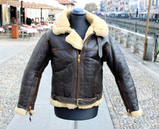 Giubbotto Montone Aviatore RAF IRVIN Vintage originale Taglia S