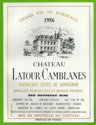 Ancienne etiquette - ancienne, de
