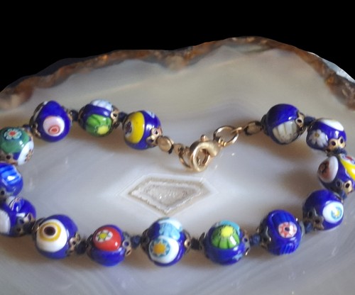 Bracciale millefiori italia - bracciale,