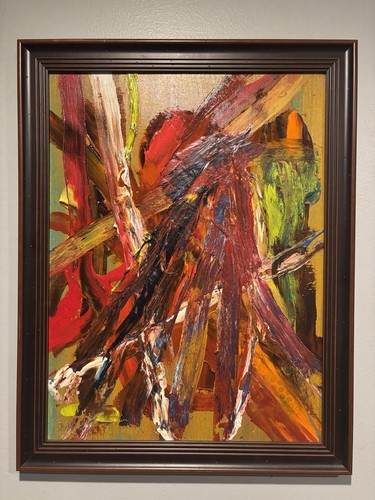 Quadro olio astratto stile