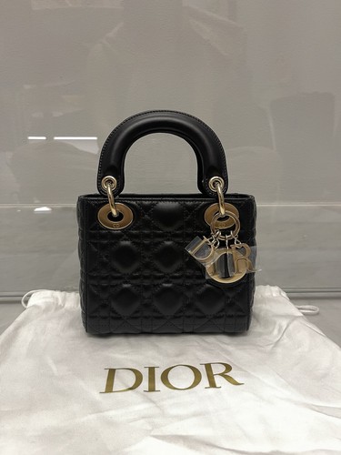 Mini lady dior nera nuova - dior,
