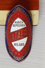 Atala Officine Meccaniche fregio smaltato stemma bicicletta epoca originale