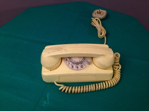 Telefono fisso disco - disco, vintage