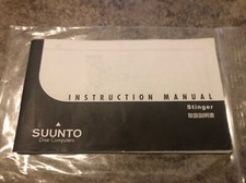 Suunto Stinger Manuale Istruzioni Solo Lingua Giapponese!