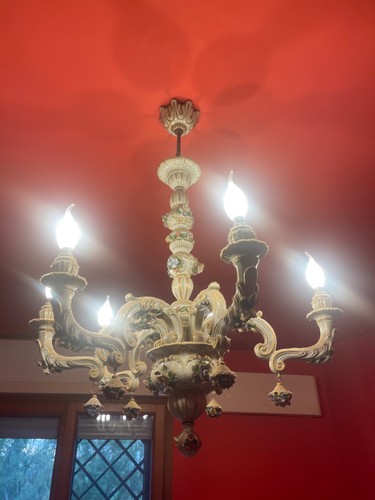 Lampadario bianco ottimo - , stato