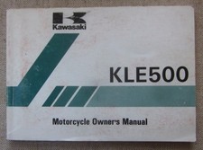 Kawasaki KLE 500 owner's