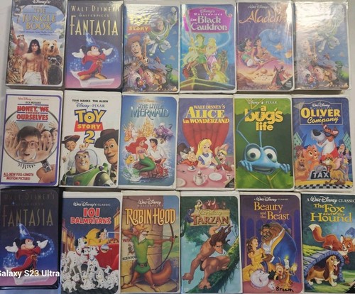 Ultimate disney vhs vault lot - ultimate,