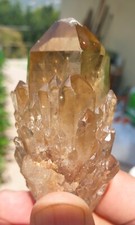 QUARZO CITRINO NATURALE KUNDALINI - RARO - COLLEZIONE - cod. 01 -Legg. descriz.