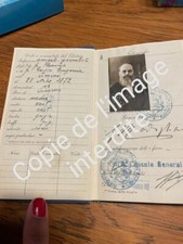 Rare Passeport  de Giuseppe