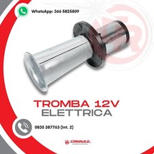 Suono Auto Epoca Tromba Vecchie Auto Clacson Vintage Suono Rauco 12v Grigia