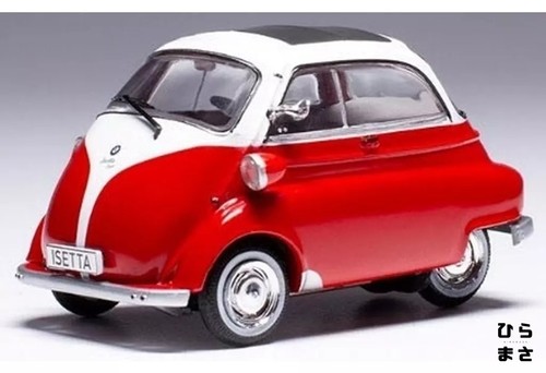 Bmw isetta 1959 white red - 1/43,