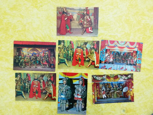 Cartoline pezzi pupi - cartoline,