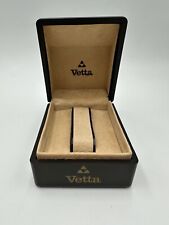 VETTA SCATOLA OROLOGIO ORIGINALE BOX MARRONE VINTAGE ANNI 70 MOLTO RARA