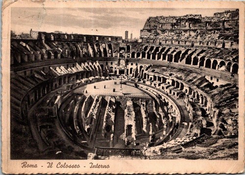 Cartolina epoca roma italia - d'epoca,