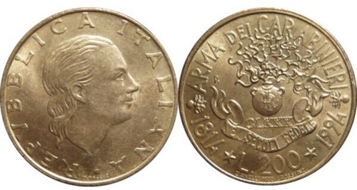 Moneta rara 200 - 200, dei