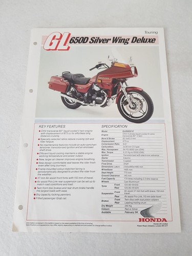 Honda gl650d silver wing - silver,