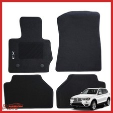 TAPPETI BMW X3 DAL 2010 AL 2017 F25 CON RICAMO TAPPETINI SU MISURA KIT 4 PEZZI