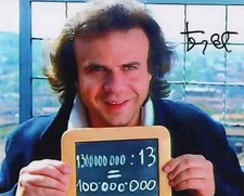 JERRY CALA' Foto Autografata Signed Photo PROOF Al bar dello sport Calà