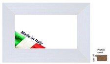 Cornice in legno bianca