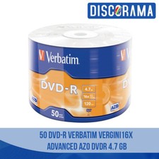 50 DVD -R VERBATIM VERGINI