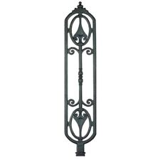 Elemento in ghisa per ringhiera 'R112G' parapetto corrimano ringhiere balaustre