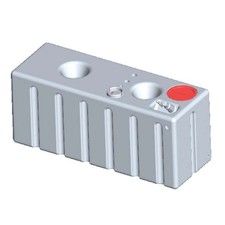 Serbatoio rigido orizzontale acqua potabile 343 l - 1 PZ Osculati  - 52.194.82