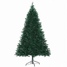 HOMCOM Albero di Natale Alto 180 cm Sintetico Folto e Rigoglioso Con 1000 Punte