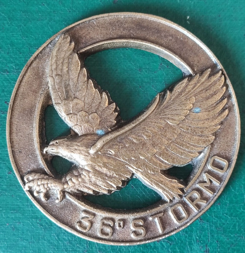 Crest bronzo stemma - stemma, 36°