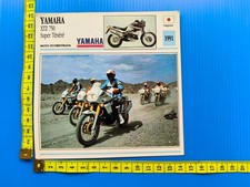 SCHEDA TECNICA MOTO FUORISTRADA YAMAHA XTZ 750 SUPER TENERE GIAPPONE 1991
