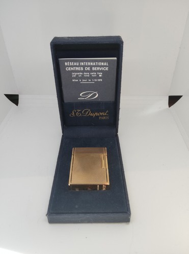 Accendino dupont placcato oro - dupont,