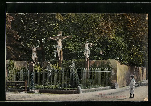 Cartolina treviri gruppo - cartolina, treviri,