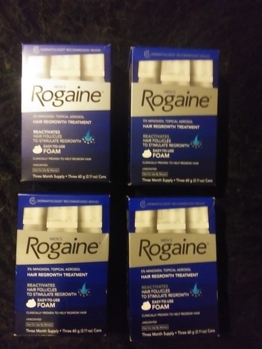 Rogaine foam hair loss - 4×, &